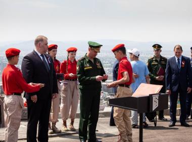 Центр «ВОИН» в Бурятии принял участие в торжественном полуденном выстреле в честь Дня России