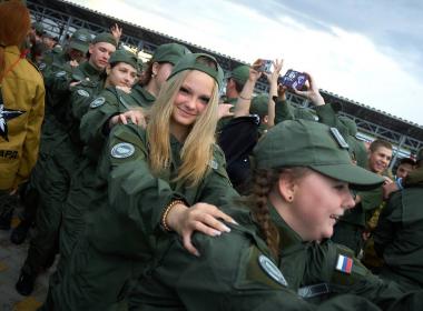 Пелагея выступила для волгоградских курсантов Центра «ВОИН»