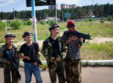 Филиал Центра «ВОИН» в Бурятии помогает казачеству проводить военно-спортивные игры для детей