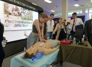 Центр «ВОИН» подготовил уникальный военно-спортивный городок для участников ВЭФ-2025