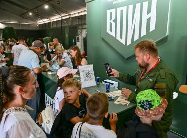 Уникальный военно-спортивный городок Центр «ВОИН» на выставке «Улица Дальнего Востока» во Владивостоке посетили более 30