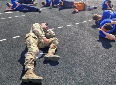 Центр «ВОИН» провел мастер-класс для курсантов Академии МЧС