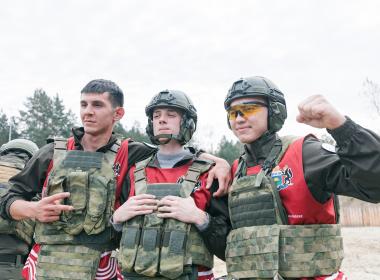 Центр «ВОИН» в Тюмени провел первый турнир по многоборью «Готов к труду и обороне»