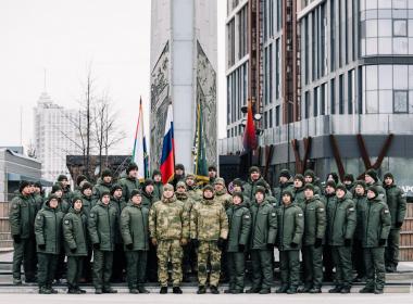 Частицу Вечного огня из ДНР доставили в тюменский филиал Центра «ВОИН»